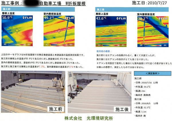 施工例：自動車工場